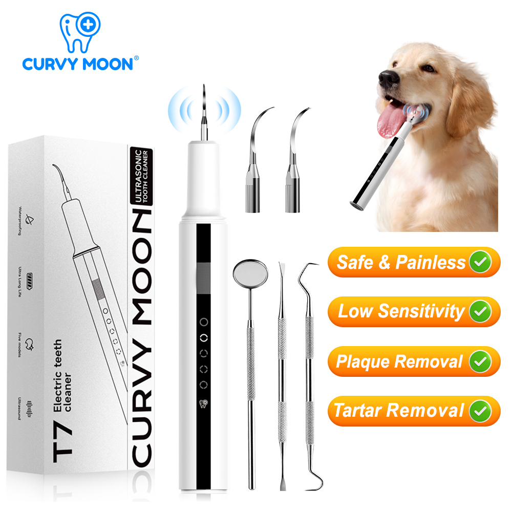 Teeth Whitening Mouthwash - CURVY MOON Ultrasone Tandreiniger Hond Kat