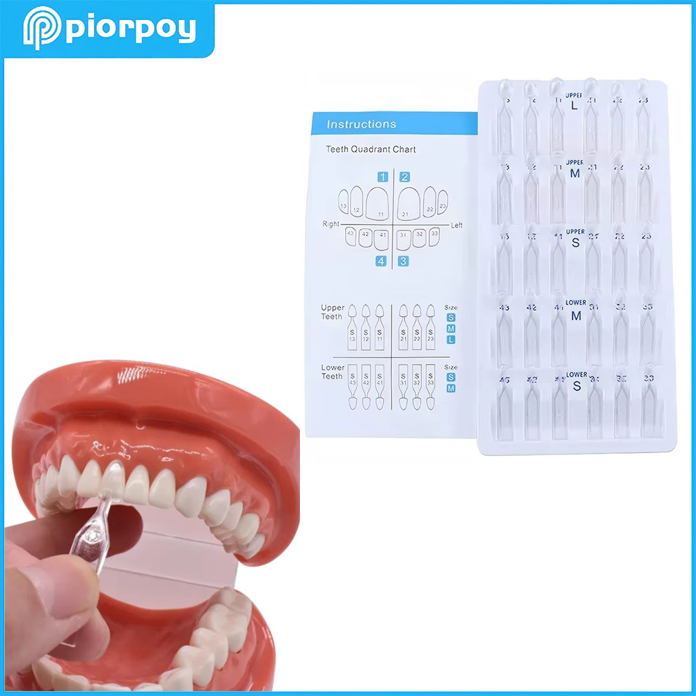 Teeth Whitening Moulds - PIORPOY Tandheelkundige Composiet Hars Facings Schimmel