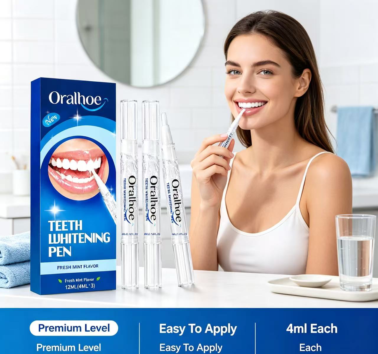 Oralhoe Tandbleekpen 3-delige  - Teeth Whitening Pens recensie en prijs