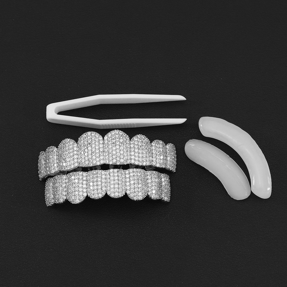 Zilveren, volledig beïnvloede  - Teeth Whitening Moulds recensie en prijs